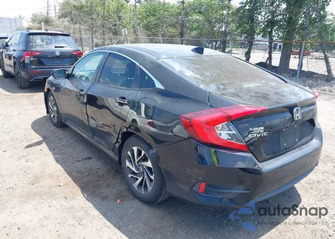 2018 Honda Civic Ex from USA, damaged, VIN 2HGFC2F77JH511821